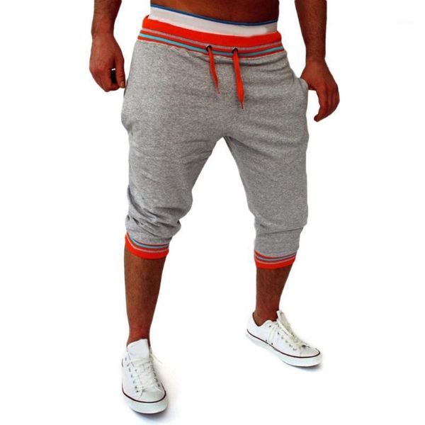 

mens run sports joggers pants male sportswear bottoms skinny sweatpants men trousers gym fitness bodybuilding track men's shorts, White;black