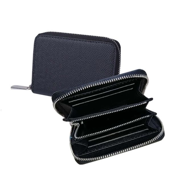 

the wallet oem japan korea mini wallet short cross zipper men's wallet, Black