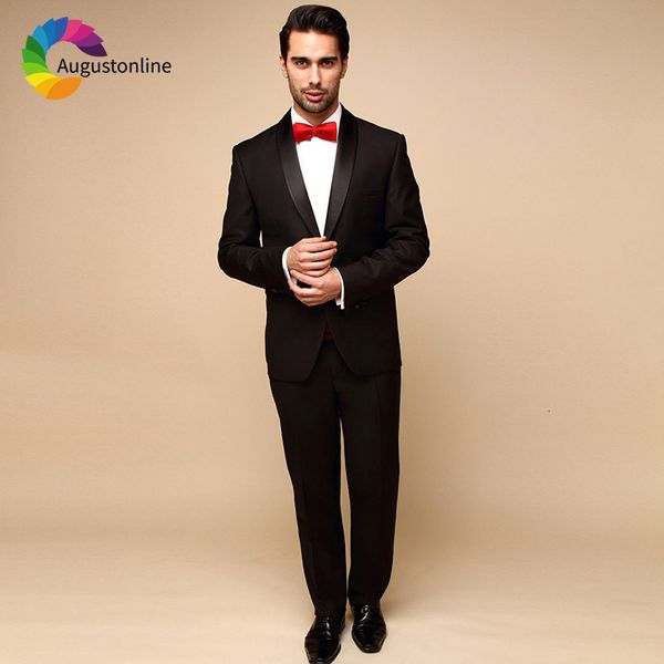 

men's suits & blazers black men suit for wedding groom blazer evening prom custom made slim fit formal tuxedos man costume ho, White;black
