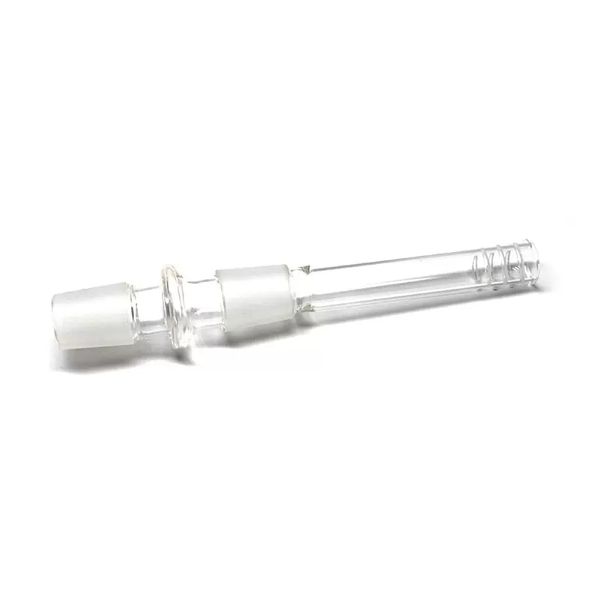 2022 neues Downstem-Rohr 14,5 mm 18,8 mm männlich weiblich 14 mm 18 mm dicker Glasdiffusor Downstem für Glaspfeifen Bongs Downstems