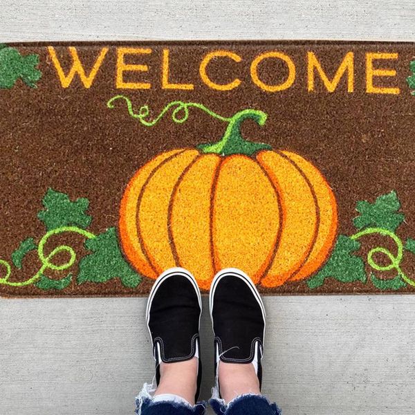 

carpets 40x60cm halloween doormat carpet welcome home mat non slip bottom indoor outdoor festive atmosphere #9