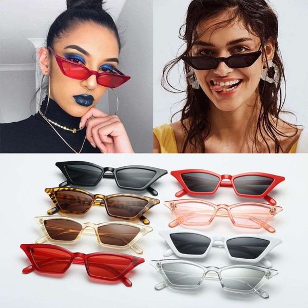 

cat's eye sunglasses trendy women's street po personality versatile small frame style