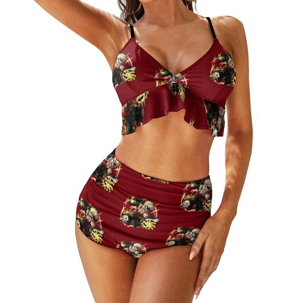 

one-piece suits bakugou bikini swimsuit v shape sale trendy swimwear sport 2 piece women bathing suit