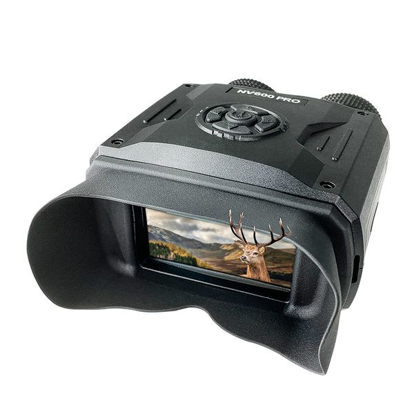 BekinTek Night Vision Binoculars Telescope Goggles Infrared Hunt Device 500m Full Dark Observing Distance 5x Optics 8x Digital Zoom Built-in Rechargable Battery