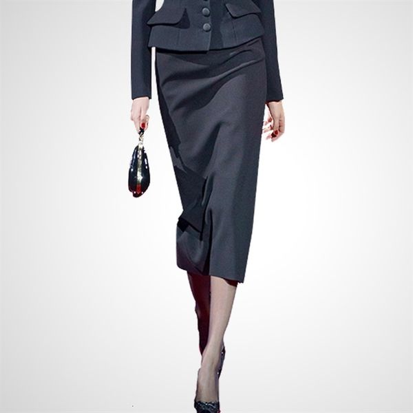 

mozuleva runway designer carved collar bodycon fashion female office job dress, Black;gray