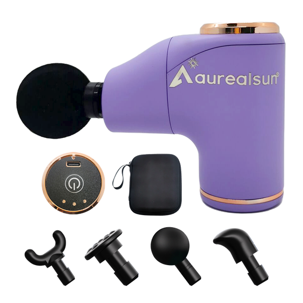 

massage gun electric salud relax deep tissue percussion muscle masajeador pain relief body health care massager mini fascia