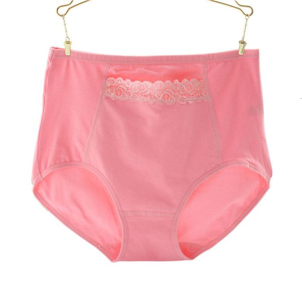 

selling cotton mom lady's underwear large size pocket high waist briefs d3020, Black;pink