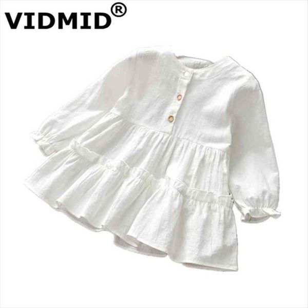 

vidmid girls long sleeves girl dresses kids cotton clothes spring autumn baby clothing childrens 7071 04, Red;yellow