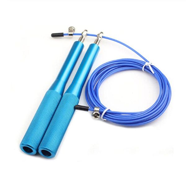 

fitness jump rope excercise workout light bearing skipping ropes metal speed crossfit gym training adults child equipment