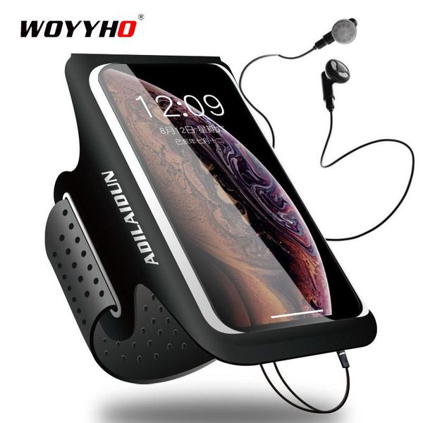 

outdoor bags waterproof touch screen arm bag running bags, breathable portable mobile phone pack,5 colors nylon material fitness