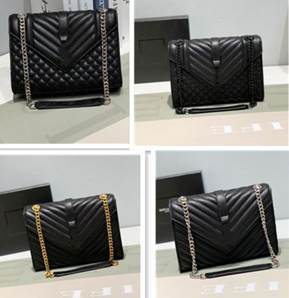 

handbags women luxurys designers genuine leather bag with letters woman chains messenger bags wholesale shoulder handbag
