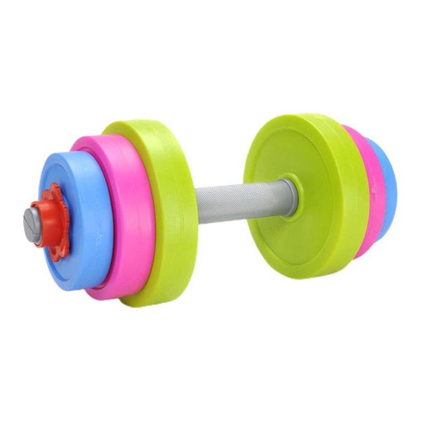 

set kids ergonomic dumbbell adjustable children morning exercise barbell dumbbells