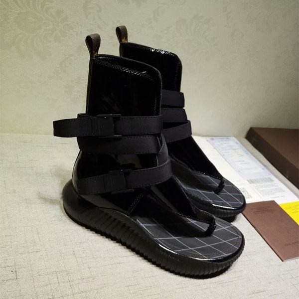 

brand name sandals slippers gladiator women luxurys designers shoes 97lulu luxury designer af1 heels boots kanye slides black patent leather