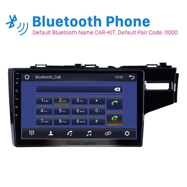 Android 10.0 Автомобильный DVD-плеер Радио GPS Unit Auto Stereo для 2014-2015 Honda Jazz Fit Gant Drive Навигация 2 DIN