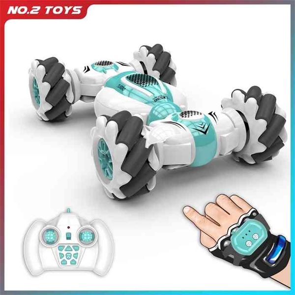 

s-012 rc stunt car remote control watch gesture sensor electric toy cars 2.4ghz 4wd rotation gift for kids boys birthday