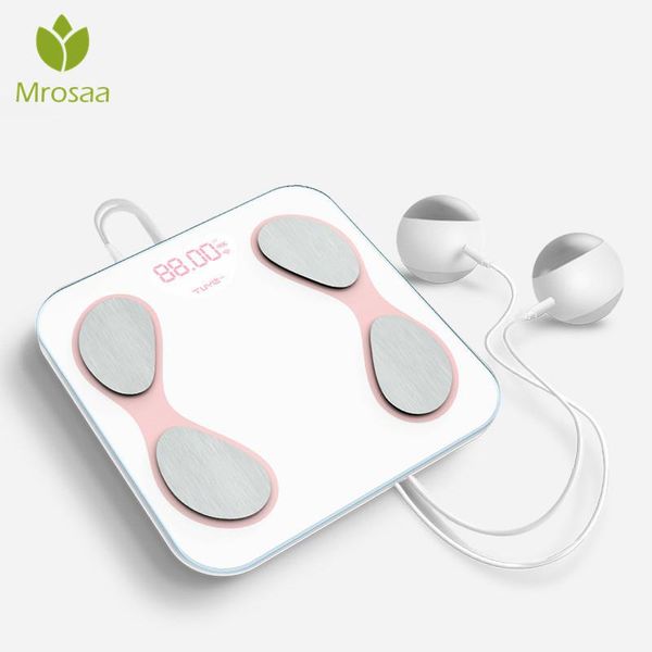 

est 8 electrode body fat scale floor scientific smart electronic led digital weight balance bluetooth app and ios usb charge bathroom & kit