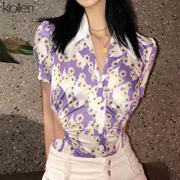 

swimwear fashion print street short sleeve turndown collar female bodysuit summer new was thin slim casual wild streetwear, White;black