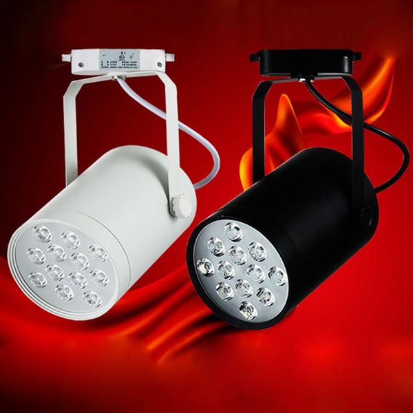 

6pcs 12w led track light super luming ac85-265v ceiling spotlight lights