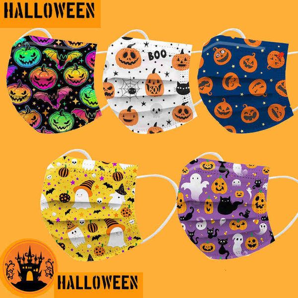 

Party mask Mask adult disposable melt blown Halloween printing face mask