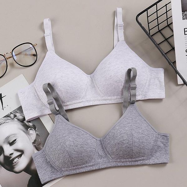 

bras gathering underwear women bra comfortable breathable lingerie sweet girl bralette wholesale without steel ring a b cup, Red;black