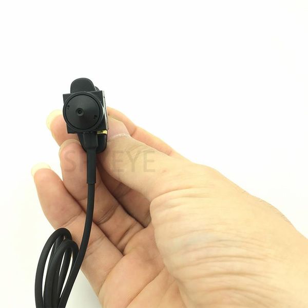 

cameras 2.5mm stereo jack plug 15*15mm mini size camera with bracket 1000 tv line 3.7mm lens cmos analog mic for portable dvr&fpv