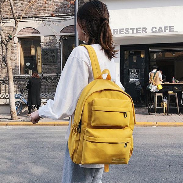 

school bags atinfor brand waterproof women oxford multi-pocket backpack bag for teenage girl female travel knapsack
