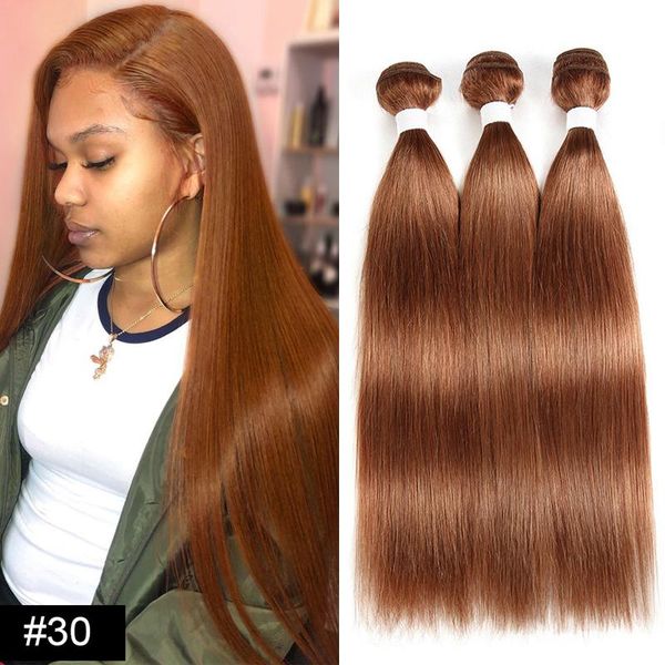 

human hair bulks brazilian straight bundles brown 99j burg red weave remy extension 1/3/4 pcs good, Black