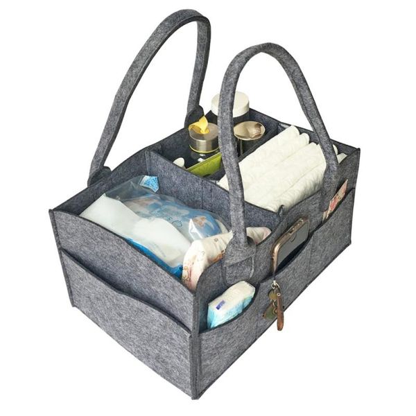 

storage bags baby diaper caddy organizer portable holder bag nursery essentials bins infant nappy basket removable box