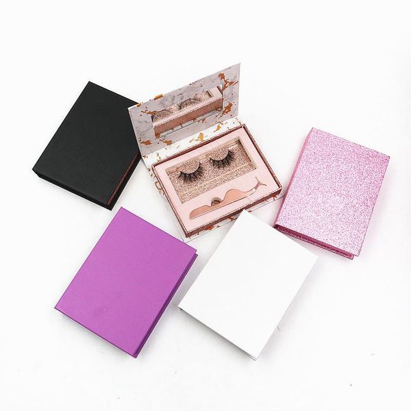 

false eyelashes wholesale eyelash packaging box lash boxes custom caux cils 3d mink package storage case vendors print logo