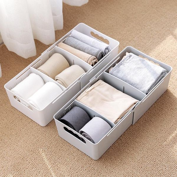 

bathroom storage & organization 2217 mesh division underwear accept box plastic socks underpants arrangement deskdrawer