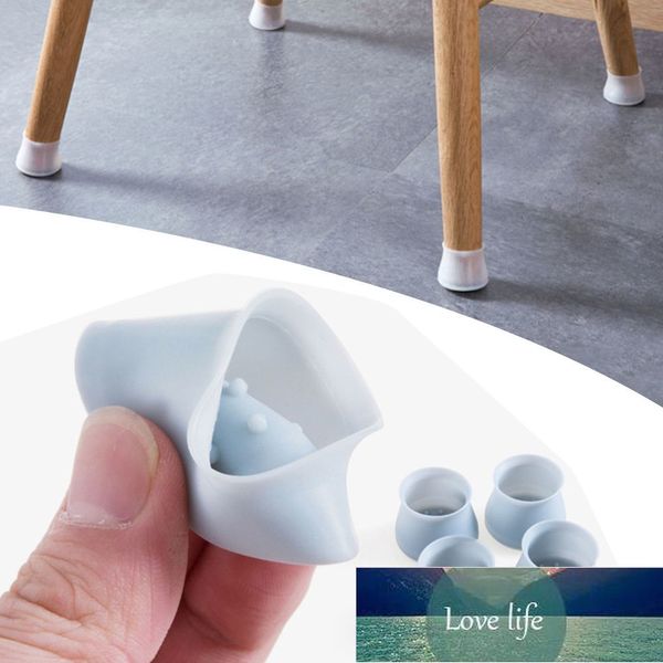 4 pezzi plastica gomma tavolo sedia mobili piedini gambe piastrelle pavimento antiscivolo protezioni tappetini sedia gamba tappi universali