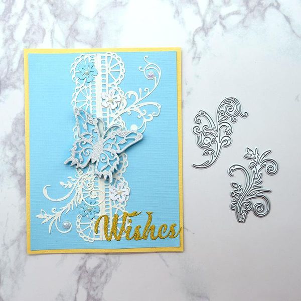 

painting supplies diyarts floral vine decor dies metal cutting knife mold butterfly stencils for diy scrapbooking cut die edges stamping tem