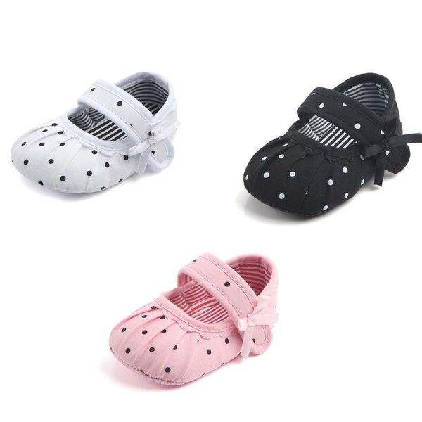 

pudcoco giel crib shoes born baby girl soft sole canvas anti-slip sneaker prewalker 0-18m first walkers