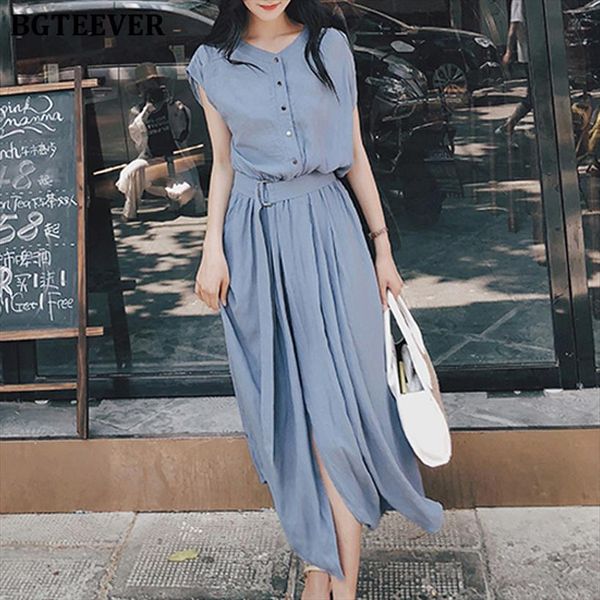 

elegant single breasted women dress o neck midi short sleeve belted slim waist female workwear vestidos femme, Black;gray