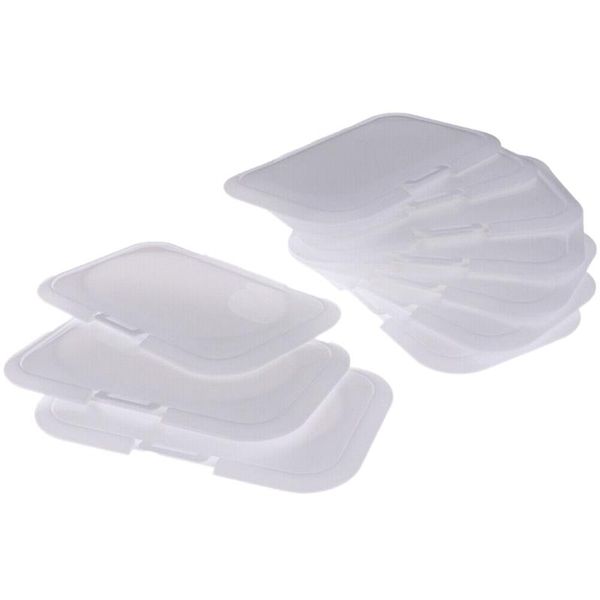 

10pcs reusable baby wipes lid wet cover tissues box paper tissue boxes & napkins