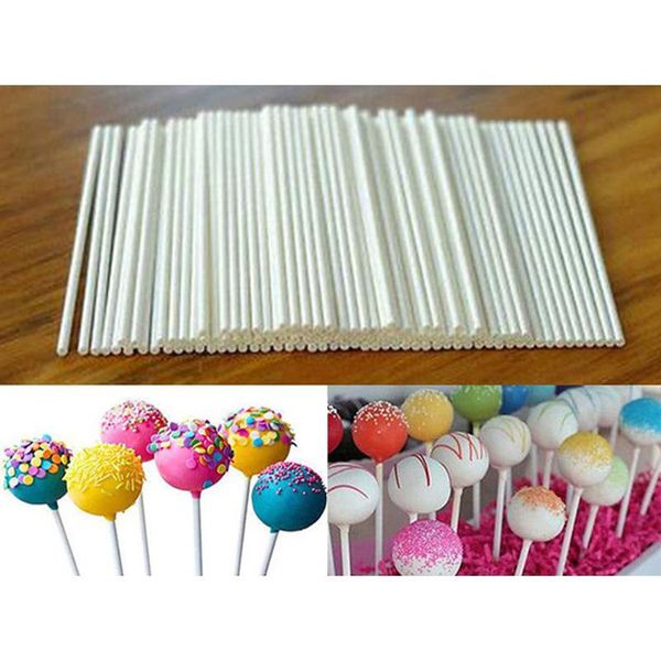 

other bakeware 100 pcs sucker sticks chocolate cake lollipop lolly candy making mould white free