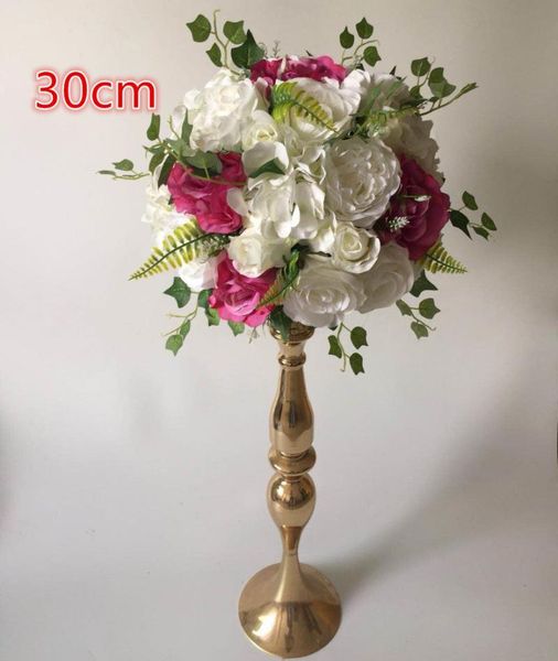 

artificial plant silk rose table center flower for wedding arch square gazebo corner decoration decorative flowers & wreaths