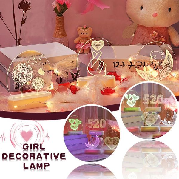 

night lights led light valentine's day digital lantern decoration lamp marriage proposal confession creativity decor