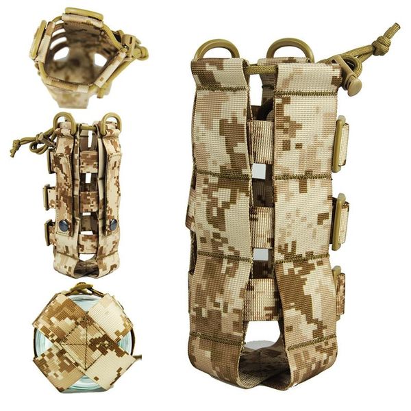 

water bottle pouch upgraded travel 0.5l-2.5l holder bag outdoor hydration carrier for camping hiking fishing bags