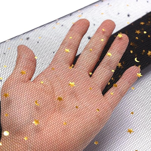 

gift wrap sequins star moon lace mesh flowers wrapping paper packaging materials