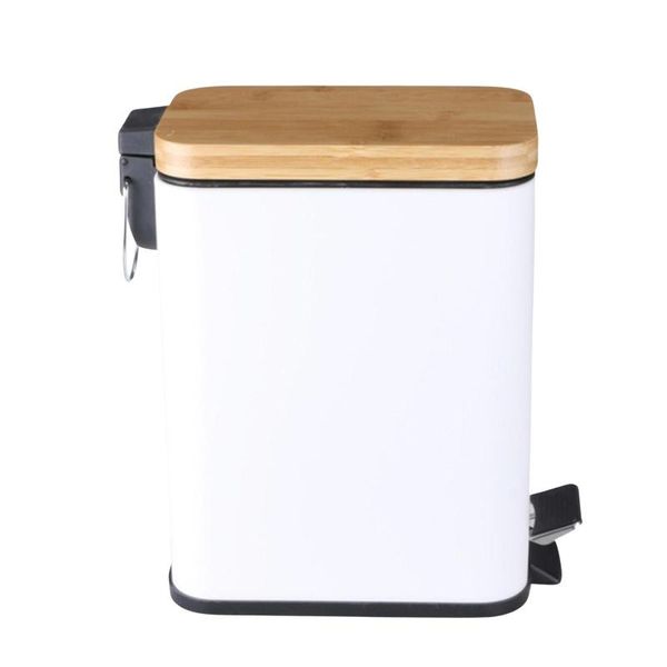 

waste bins rectangular small steel step trash can wastebaske stainless bathroom slim profile garbage container bin for bath