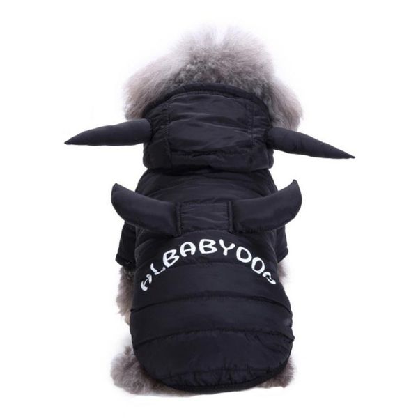 

dog apparel pet cotton clothes hoodie warm thick brooch autumn & winter coat