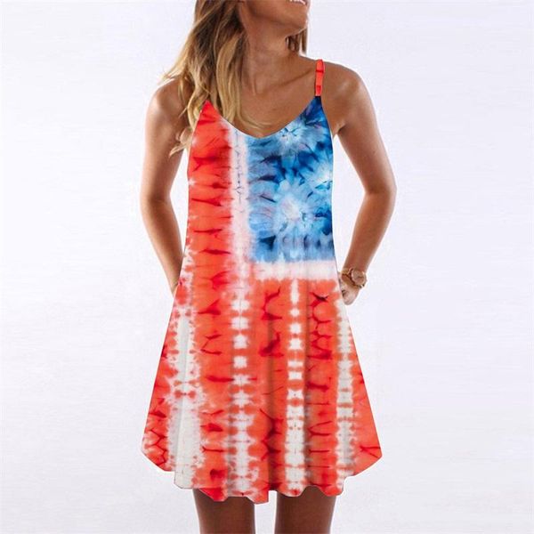 

casual dresses 2021 independence station women's day sling striped floral dress, Black;gray