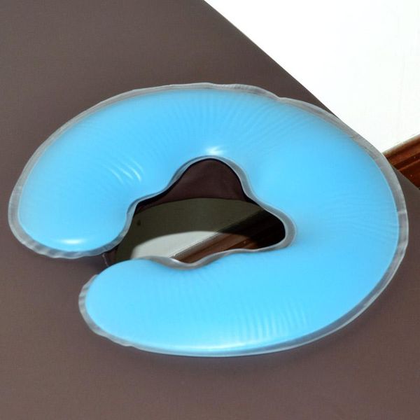 

pillow beauty salon silica gel bed massages cushion face u-shaped hole health