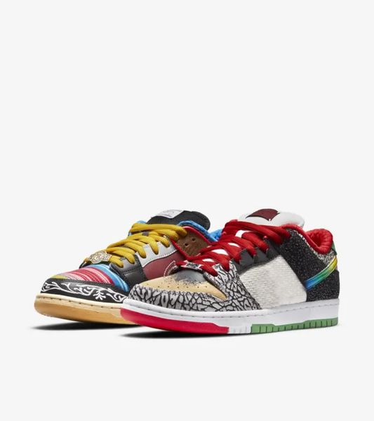 

2021 release what the paul sb dunks low flat shoes multicolor mens casual sports sneakers ship with shoebox size eu36-46
