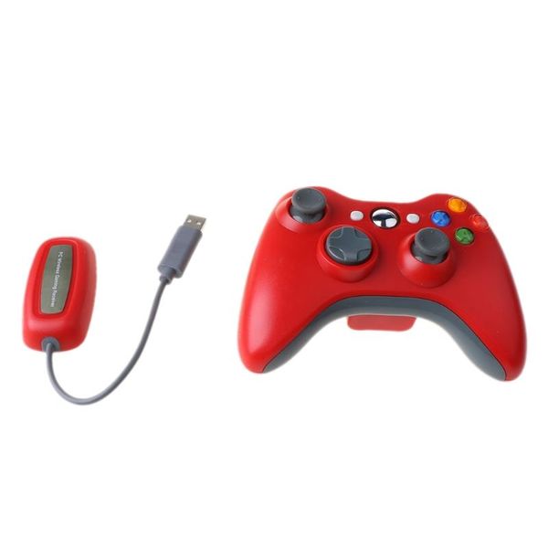 Para X-Box 360 2.4g Wireless Controller Computer com PC Reciver Gamepad Remoto M-Icrosoft Xbox360 Joystick F62C Game Controllers Joystick