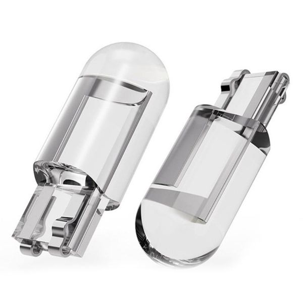 

interior&external lights 10pcs 6000k dome light instrument lamp acrylic shell cob dc 12v t10 led car bulb