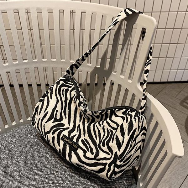 

leopard pattern bag small shoulder bags for women 2021 handbags female hand vintage canvas underarm cross body