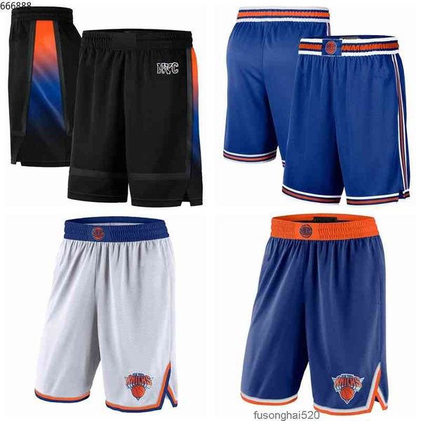 

2022 printed new yorkknicksmen 2020/21 city swingman pants edition performance basketball shorts size s-3xl, Black