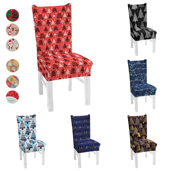 

chair covers super soft christmas cover elastic spandex for dining room/kitchen stretch with different color